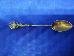 Ложки серебро. 875 пр., чернь.