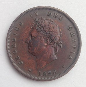 Великобритания Англия 1 пенни 1826