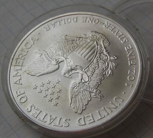 1 доллар США 2007 г. "Шагающая свобода" цветной