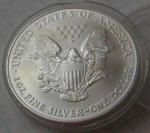 1 доллар США 2007 г. "Шагающая свобода" цветной