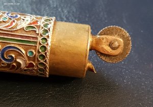 Серебрянная зажигалка клеймо Г.П. 84