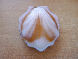 Пудренница.Серебро с позолотой