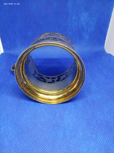 Подстаканник. Серебро 875 пр.Чернение