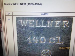 Кофейник Wellner 3 рейх 1935-44 года