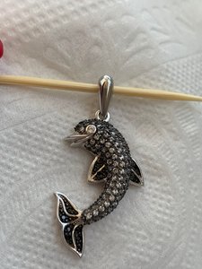 Очень красивая НОВАЯ подвеска рыбка золото 585 ..НЕДОРОГО