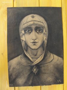 Художник -изограф ,Эмигрант Мельников ИИ, 2 картины