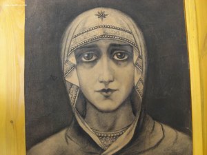 Художник -изограф ,Эмигрант Мельников ИИ, 2 картины