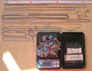 211 гр серебр.изделий