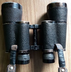 Бинокль Dienstglas 10x50 beh  с кофром на WW2