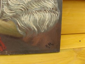 Художник -изограф ,Эмигрант Мельников ИИ, 2 картины