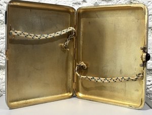 Портсигар 1ЮФ серебро 875 пр. Довоенный.