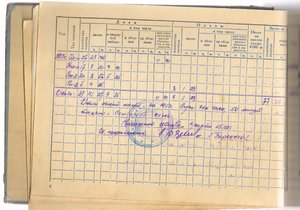 Лётная книжка лейтенанта РОМАНОВСКОГО С.Н. - 1949г.