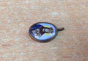 Финифть Умиление Пресвятой Богородицы