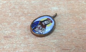 Финифть Умиление Пресвятой Богородицы
