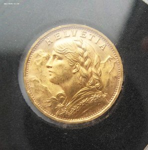 20 франков 1935 Швейцария