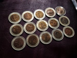 Набор из 15 монет "Красная Книга".