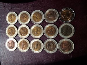 Набор из 15 монет "Красная Книга".