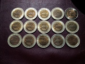 Набор из 15 монет "Красная Книга".