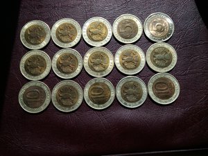 Набор из 15 монет "Красная Книга".