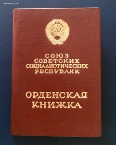 «Знак Почета» и «Трудовая Слава 3ст» на одного с документом.