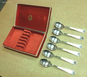 Подарочный набор Серебро 875 пробы из ГУМа в фирменной короб