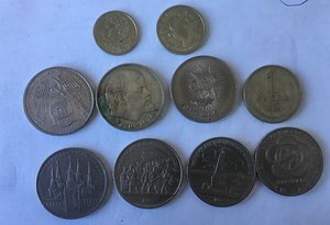 Юбилейные рубли+Пушкин 1999г