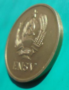 Школьная медаль Эстонской ССР 32мм серебро, вес 16,3г.