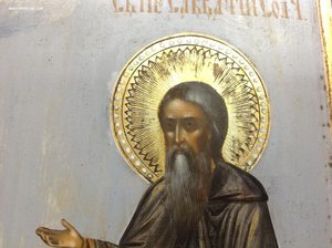 Икона Св. Зосима и Св. Савватий Соловецкие