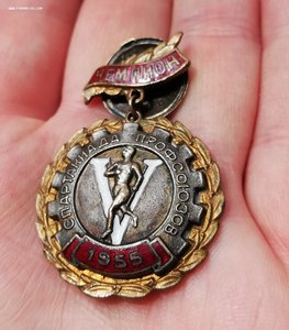Чемпион 5 спартакиады профсоюзов 1955 год