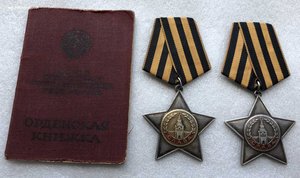 Слава 2 и 3 степени на одного,с доком.