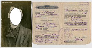 Полный Георгиевский бант + послужной список с описанием