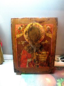 Икона " Николай Чудотворец" 18-19век