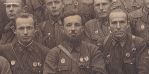 Офицеры-артиллеристы. Второй год войны. БКЗ.ОЛ.КЗ.Медали.
