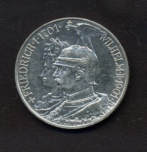 Германия,Пруссия 2 марки 1901г.
