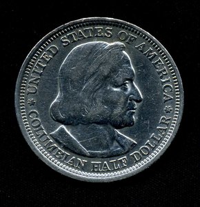 США. 1/2 (колумбийского) доллара 1893г.
