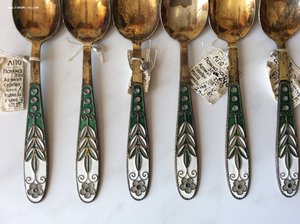 Ложки. Эмаль. 1969 года. В люксе.