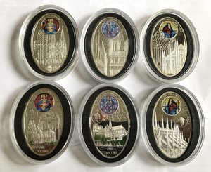 СОБОРЫ Нотр Дамм.. итд остров НИУЭ серебро недорого