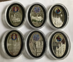 СОБОРЫ Нотр Дамм.. итд остров НИУЭ серебро недорого