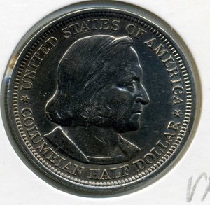США. 1/2 (колумбийского) доллара 1893г.