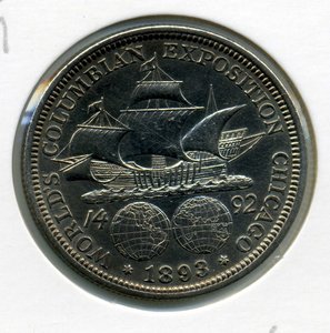 США. 1/2 (колумбийского) доллара 1893г.