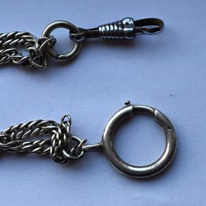 Цепь для часов.серебряная.