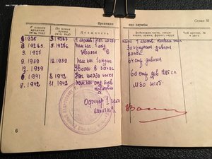 Военный билет партизана интересный послужной