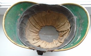 Немецкая пожарная каска до 1 й Мировой войны.