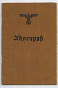 Ahnenpass паспорта предков (Мюнхен) + (Берлин)