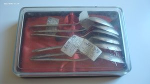 Ложки чайные 6 штук в родной коробке.875 проба.Фикс-цена.