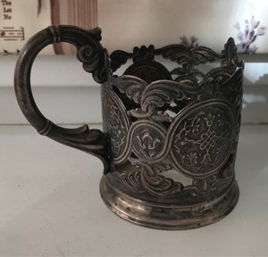 Подстаканник Звезда Востока, состояние!