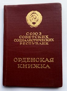 Комплект Литвиненко И.Н. орд. От.Войны 2 ст. 908220.