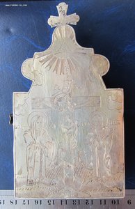 ладанка военного священника, серебро 84 пр 1852 г "АК"