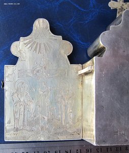 ладанка военного священника, серебро 84 пр 1852 г "АК"