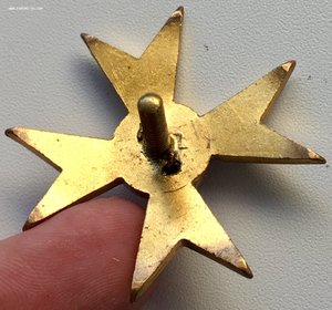 Знак об окончании Чугуевского военного училища. РИА.